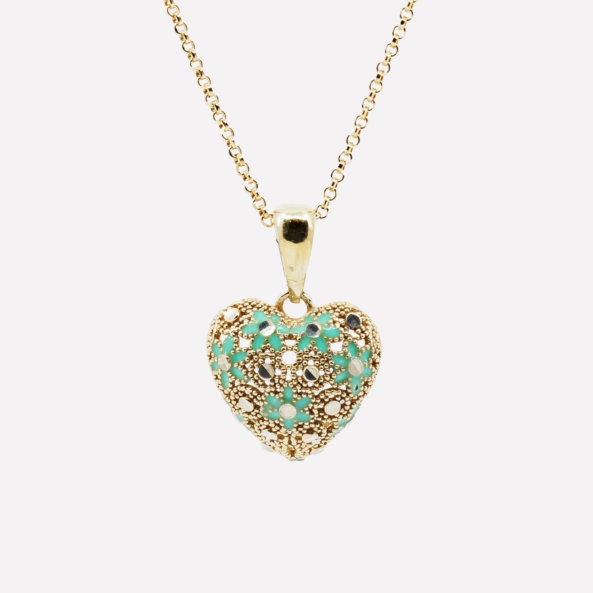 COLLANA MINI CUORE FILIGRANA ARGENTO 925 - MINA MINA