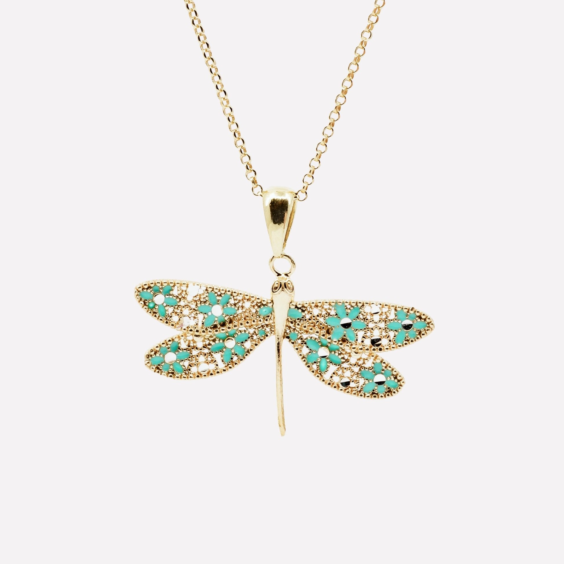COLLANA PENDENTE FILIGRANA ARGENTO 925 - MINA MINA