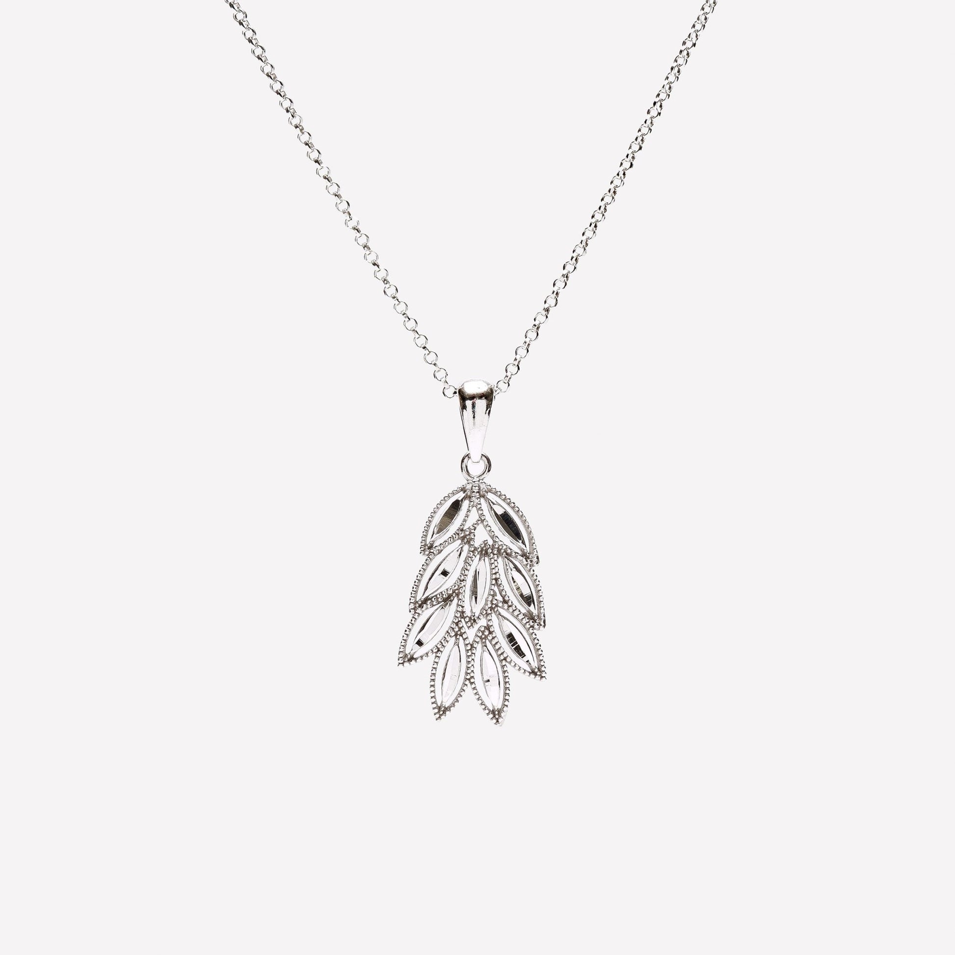 COLLANA SPIGA FILIGRANA ARGENTO 925 - MINA MINA