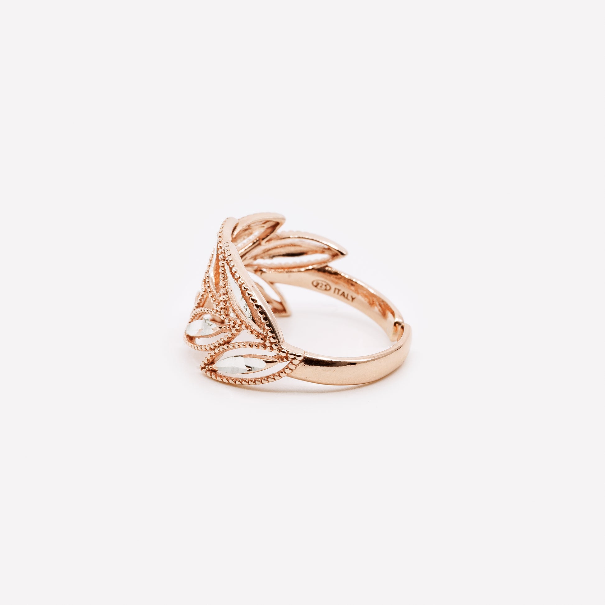 ANELLO SPIGA IN ARGENTO 925