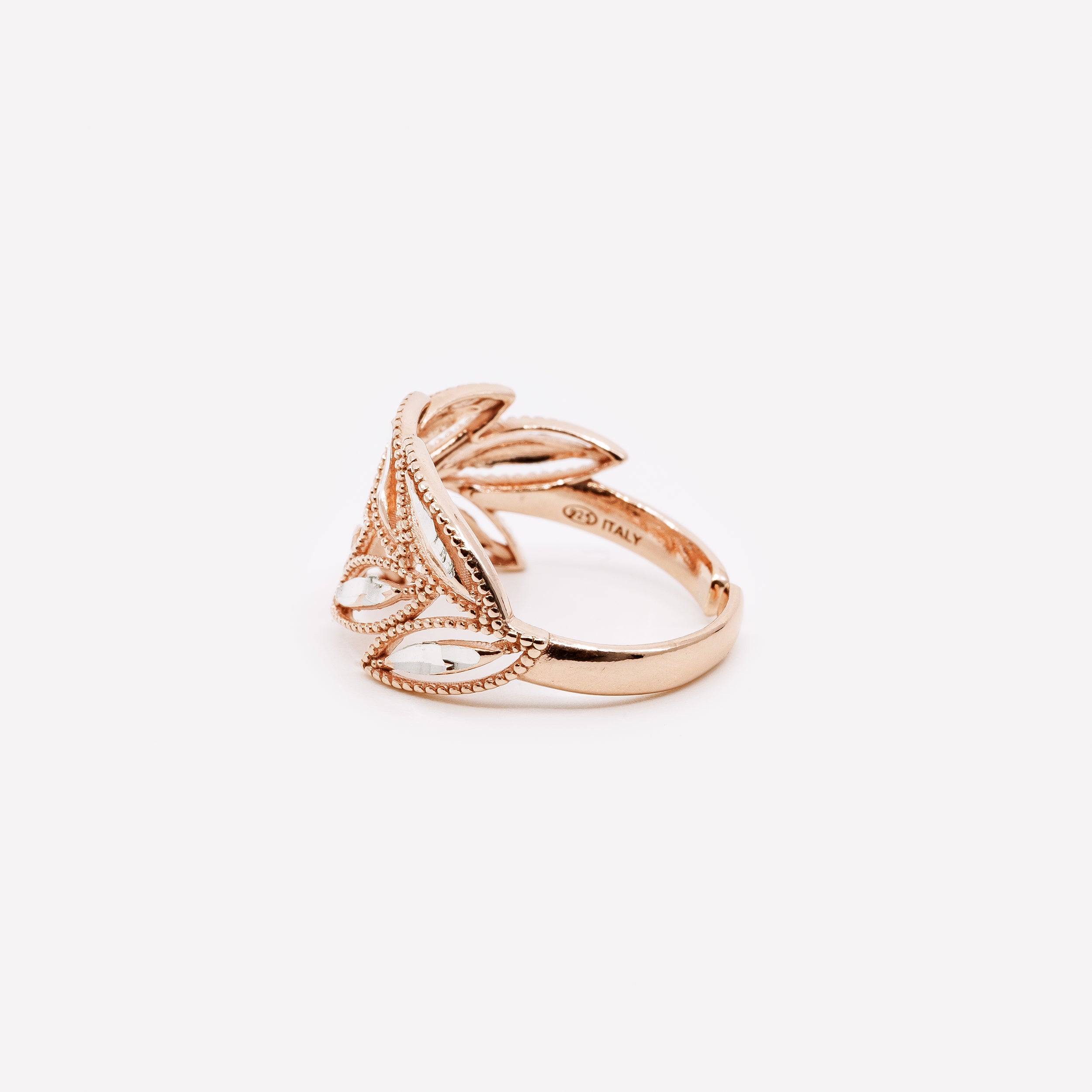 ANELLO SPIGA IN ARGENTO 925