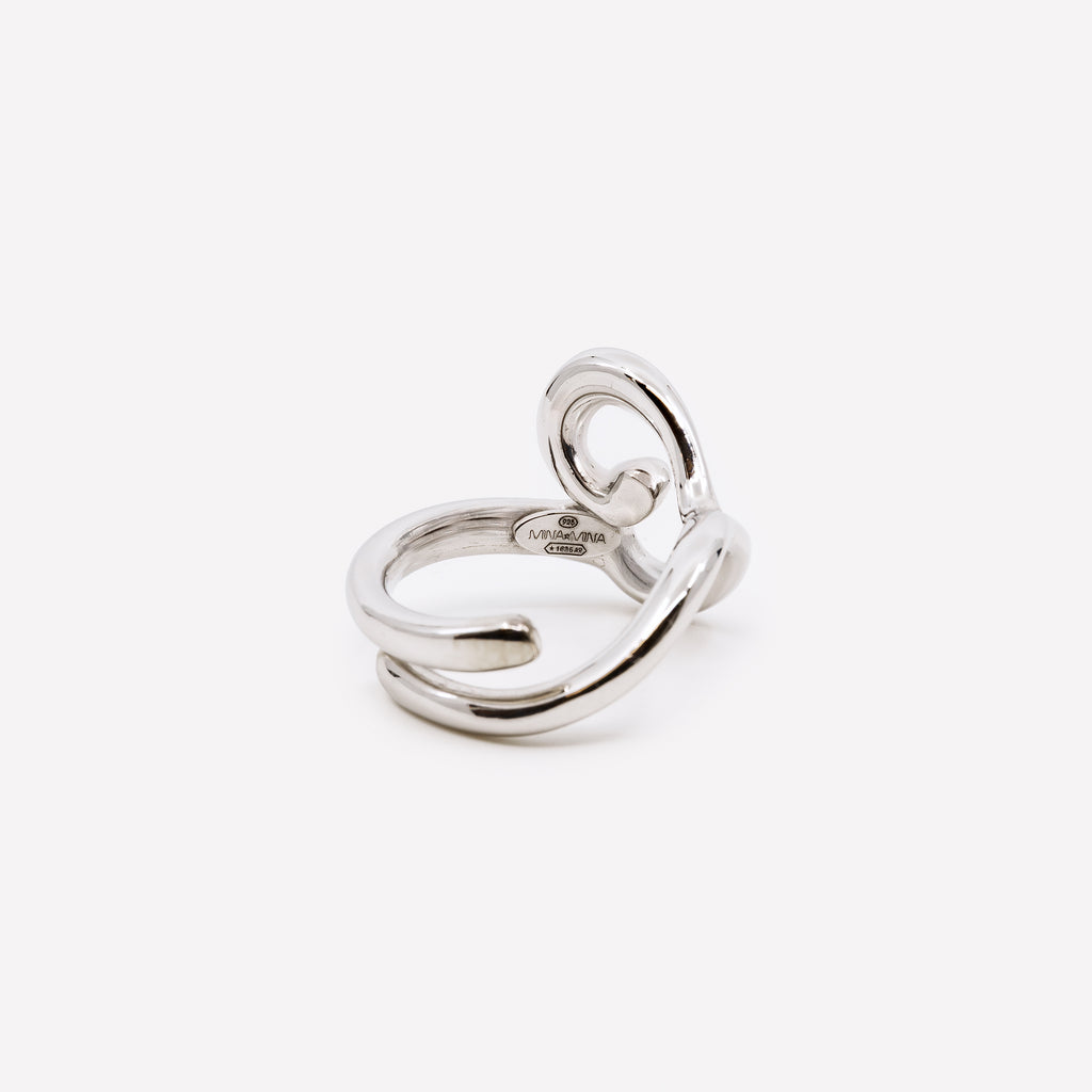 ANELLO CUORE MINIMAL IN ARGENTO 925