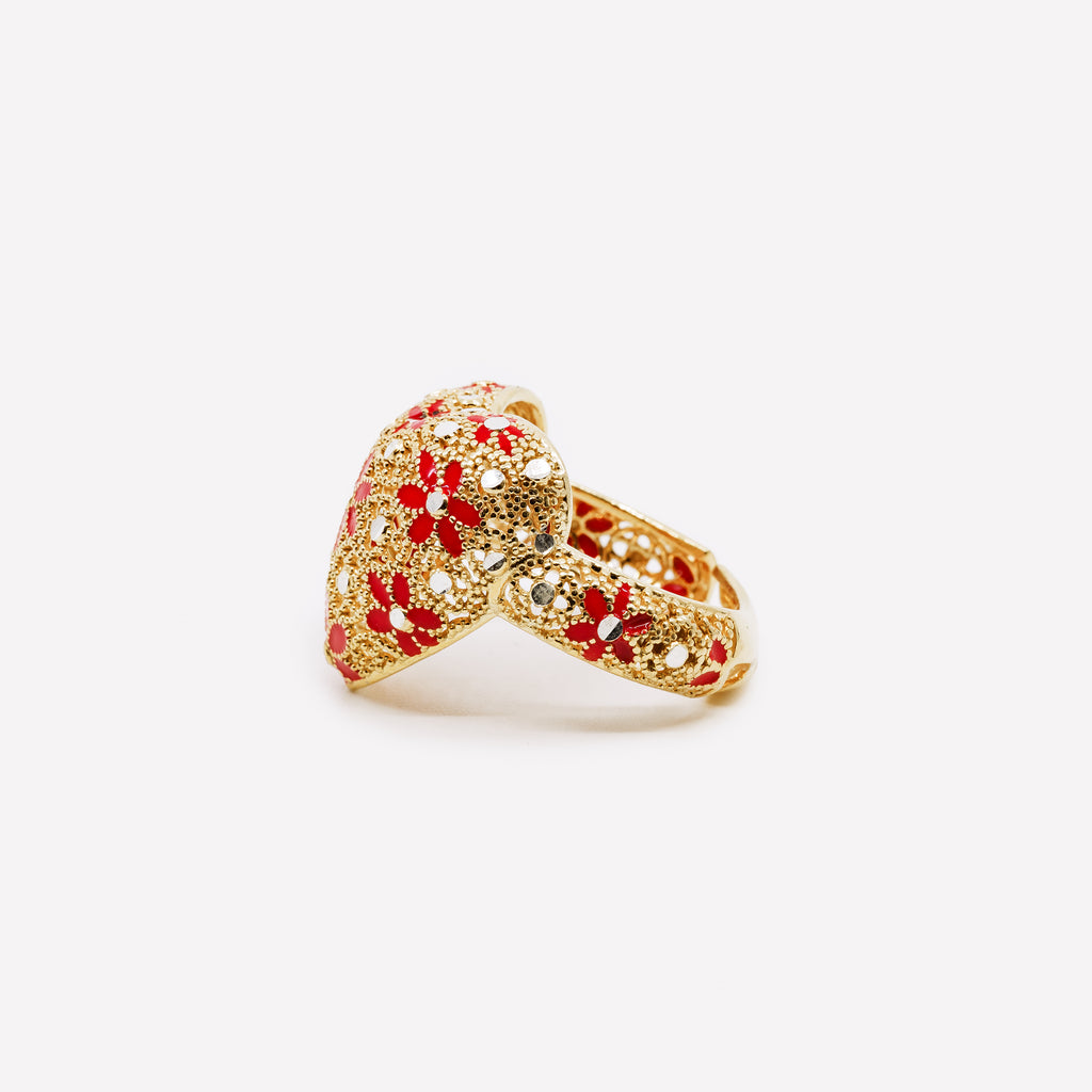 ANELLO CUORE IN ARGENTO "CUORE GROSSO"