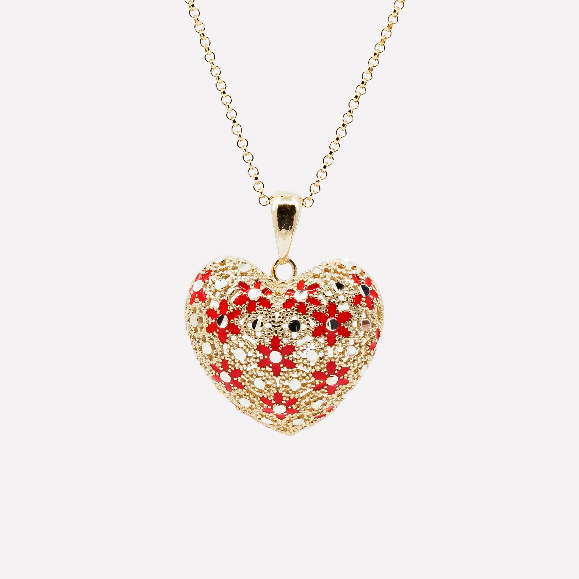 COLLANA CUORE IN ARGENTO "CUORE GROSSO"