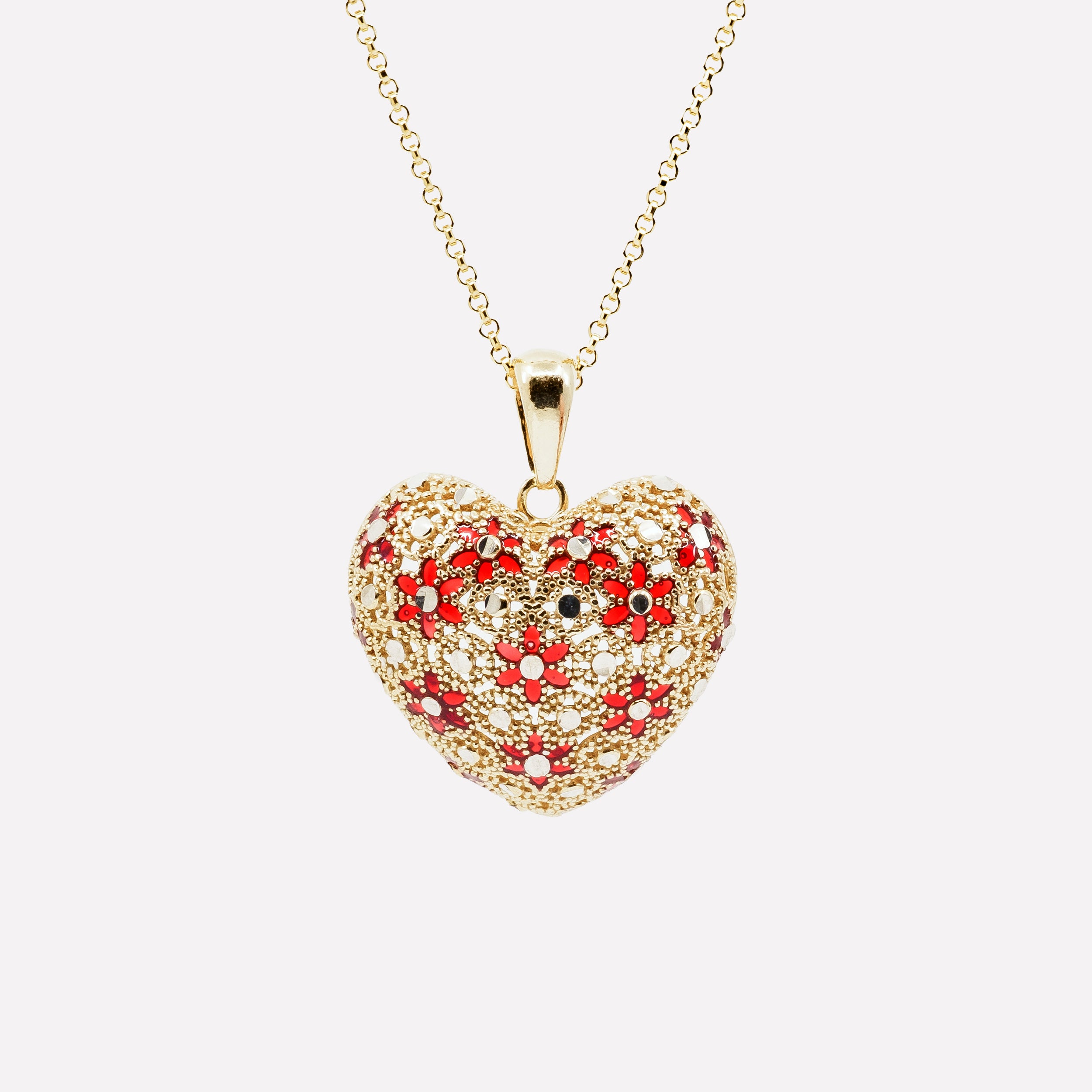 COLLANA CUORE IN ARGENTO "CUORE GROSSO"
