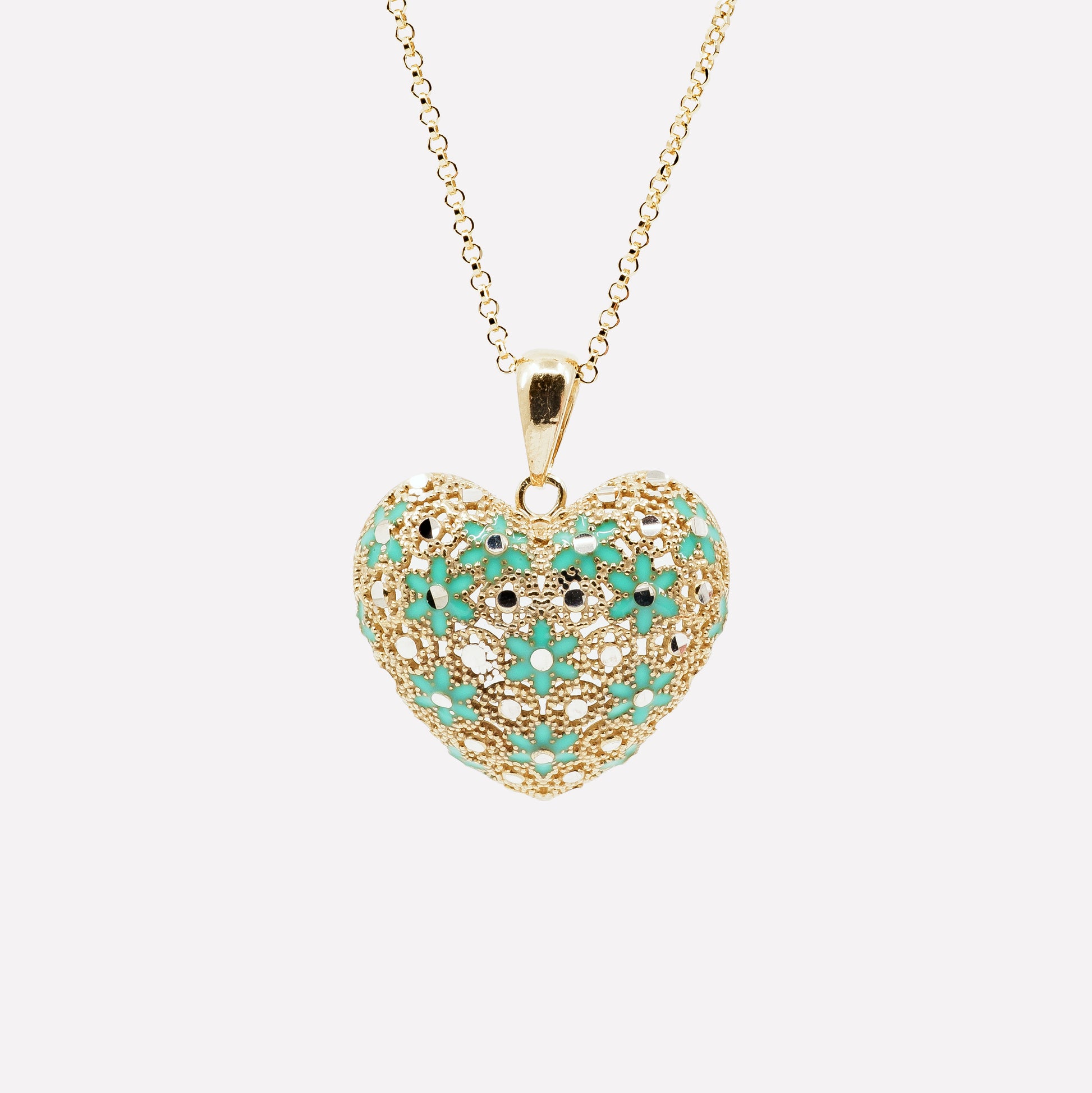 COLLANA CUORE IN ARGENTO "CUORE GROSSO"