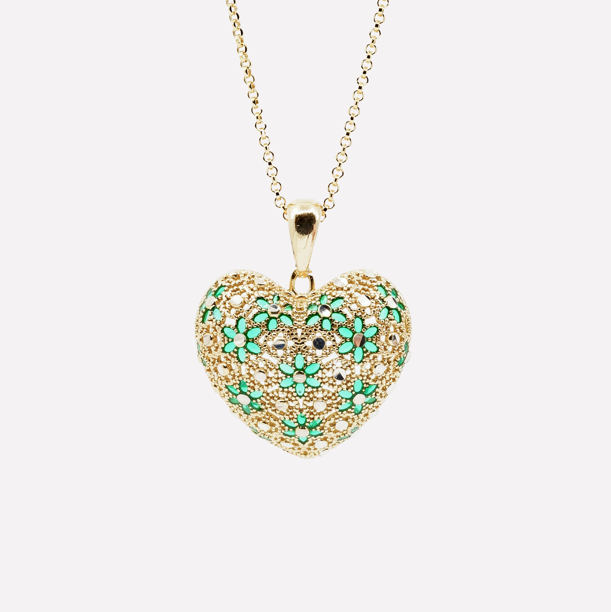 COLLANA CUORE IN ARGENTO "CUORE GROSSO"