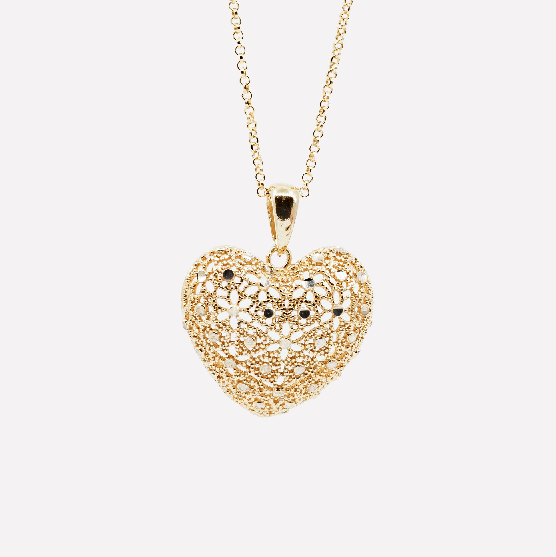 COLLANA CUORE IN ARGENTO "CUORE GROSSO"