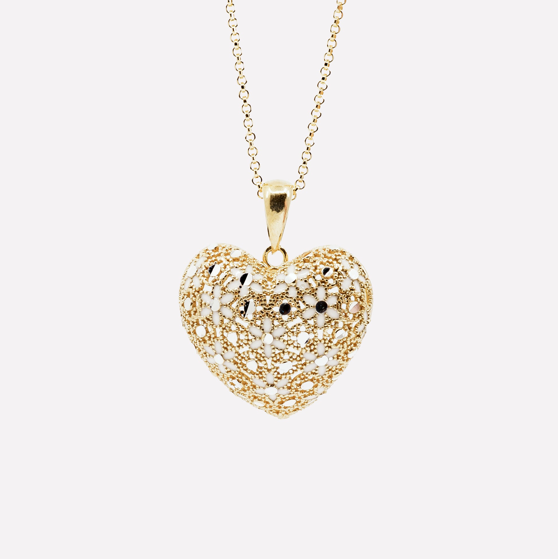 COLLANA CUORE IN ARGENTO "CUORE GROSSO"