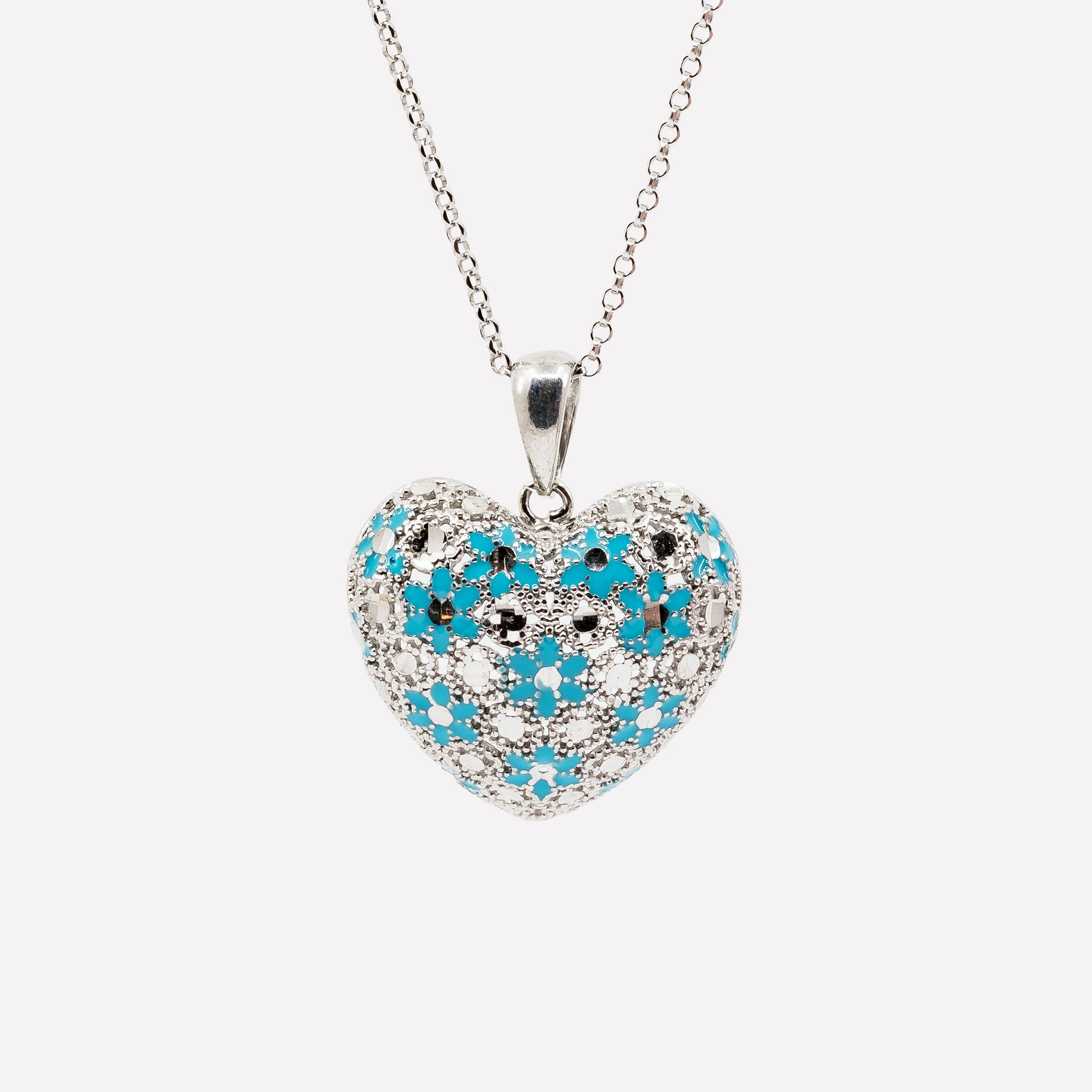COLLANA CUORE IN ARGENTO "CUORE GROSSO"