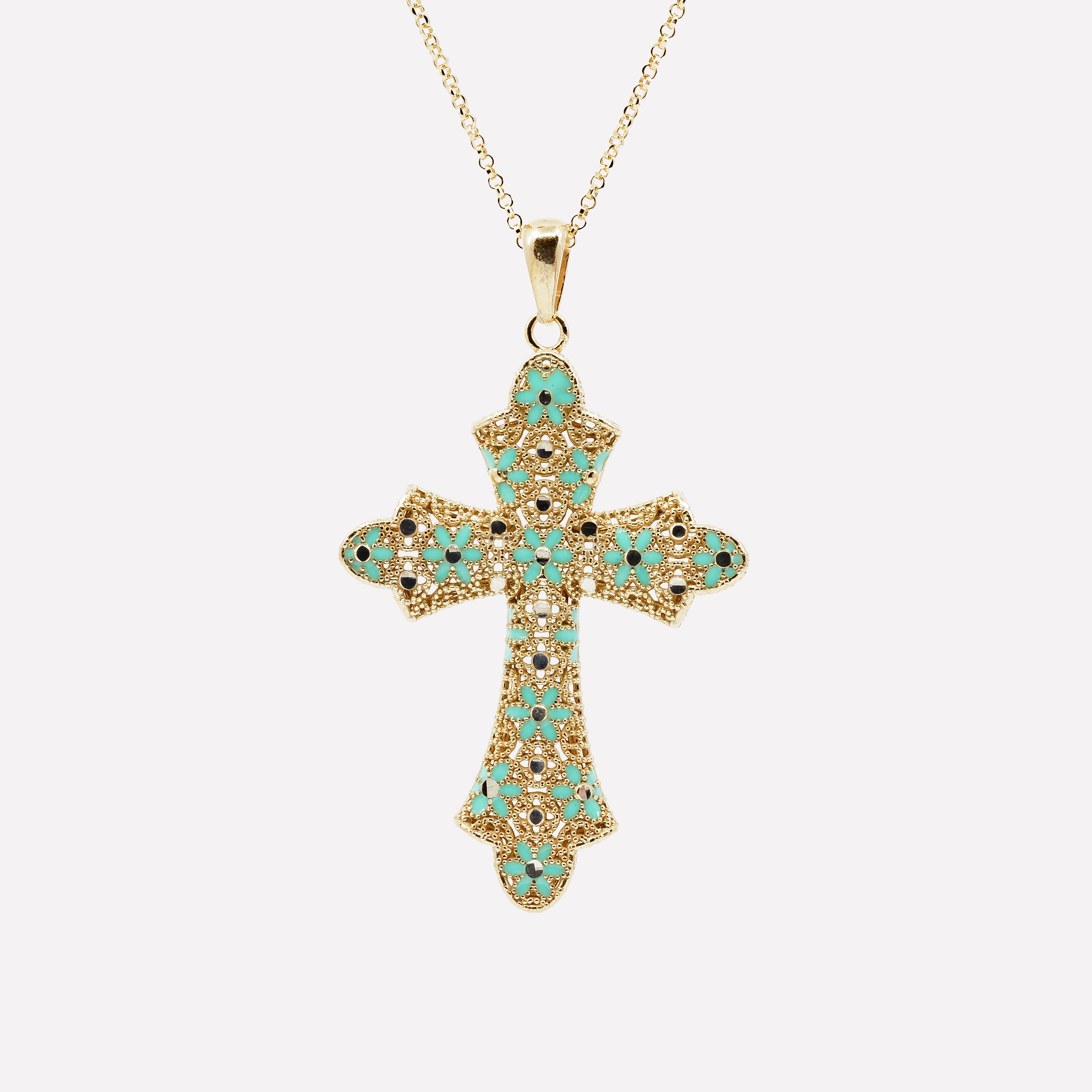 COLLANA CROSS MEDIUM IN ARGENTO
