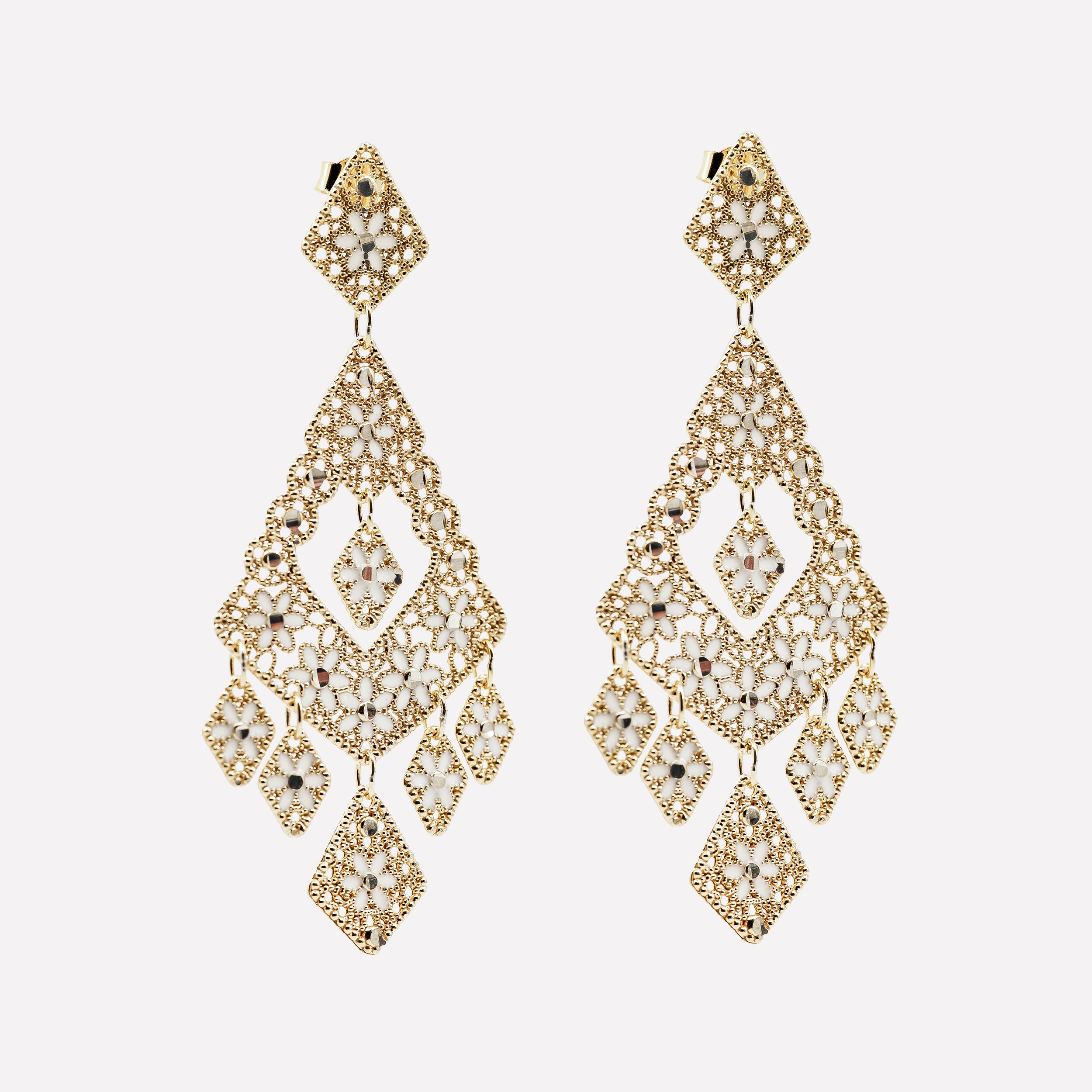 ORECCHINI IN ARGENTO PENDENTI BOHEMIAN