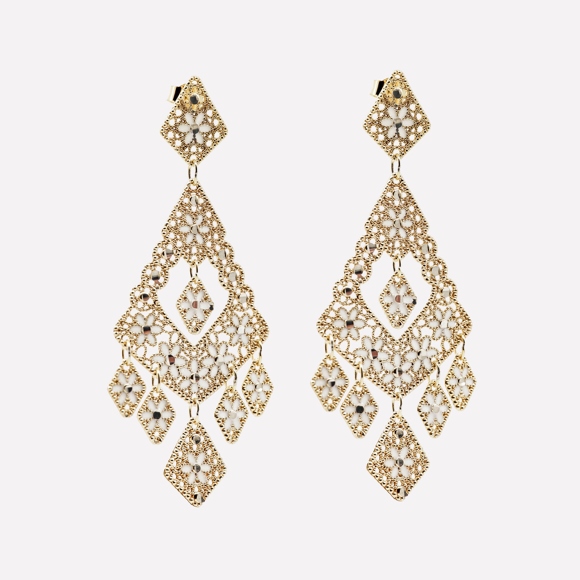 ORECCHINI IN ARGENTO PENDENTI BOHEMIAN