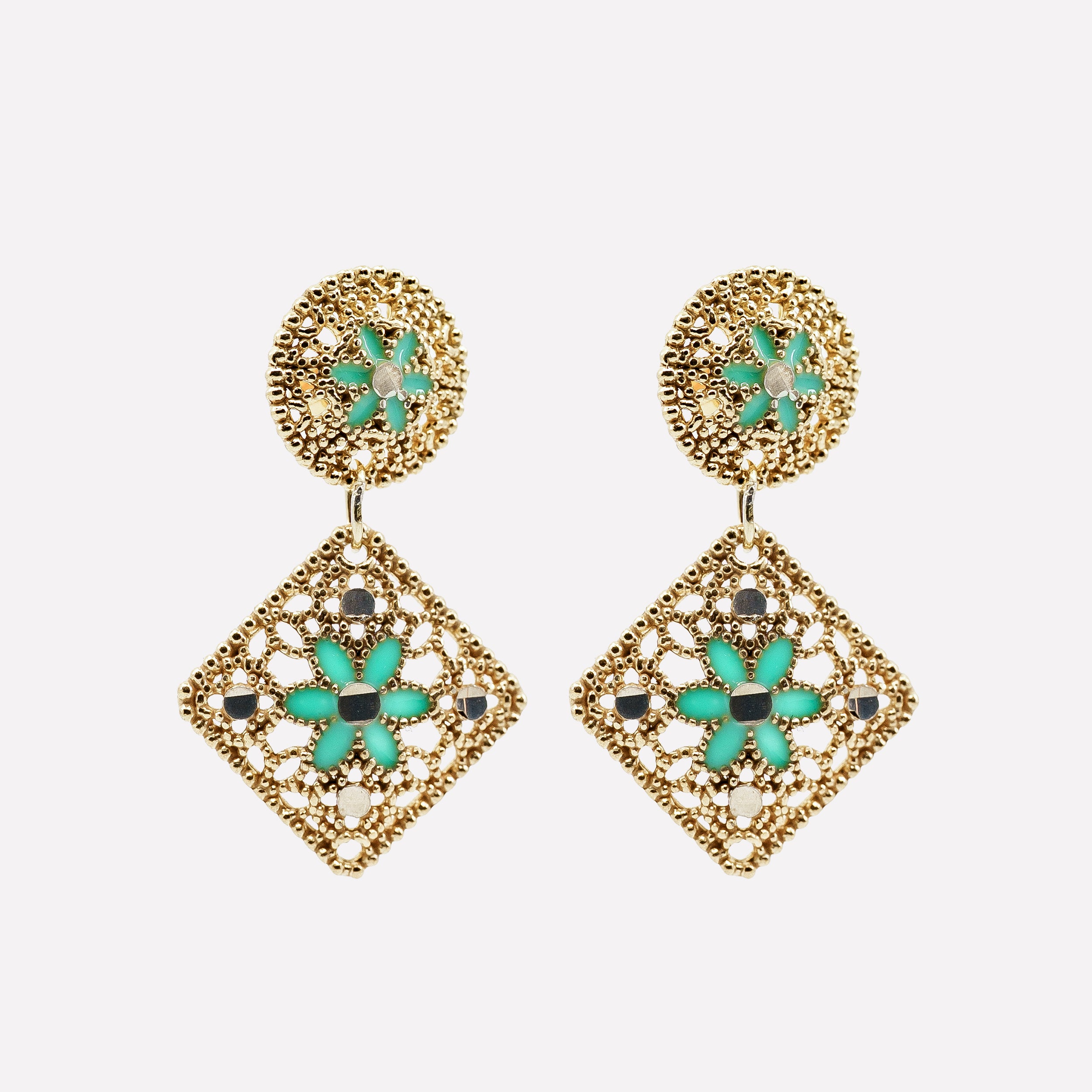 SMALL GEOMETRIC EARRINGS