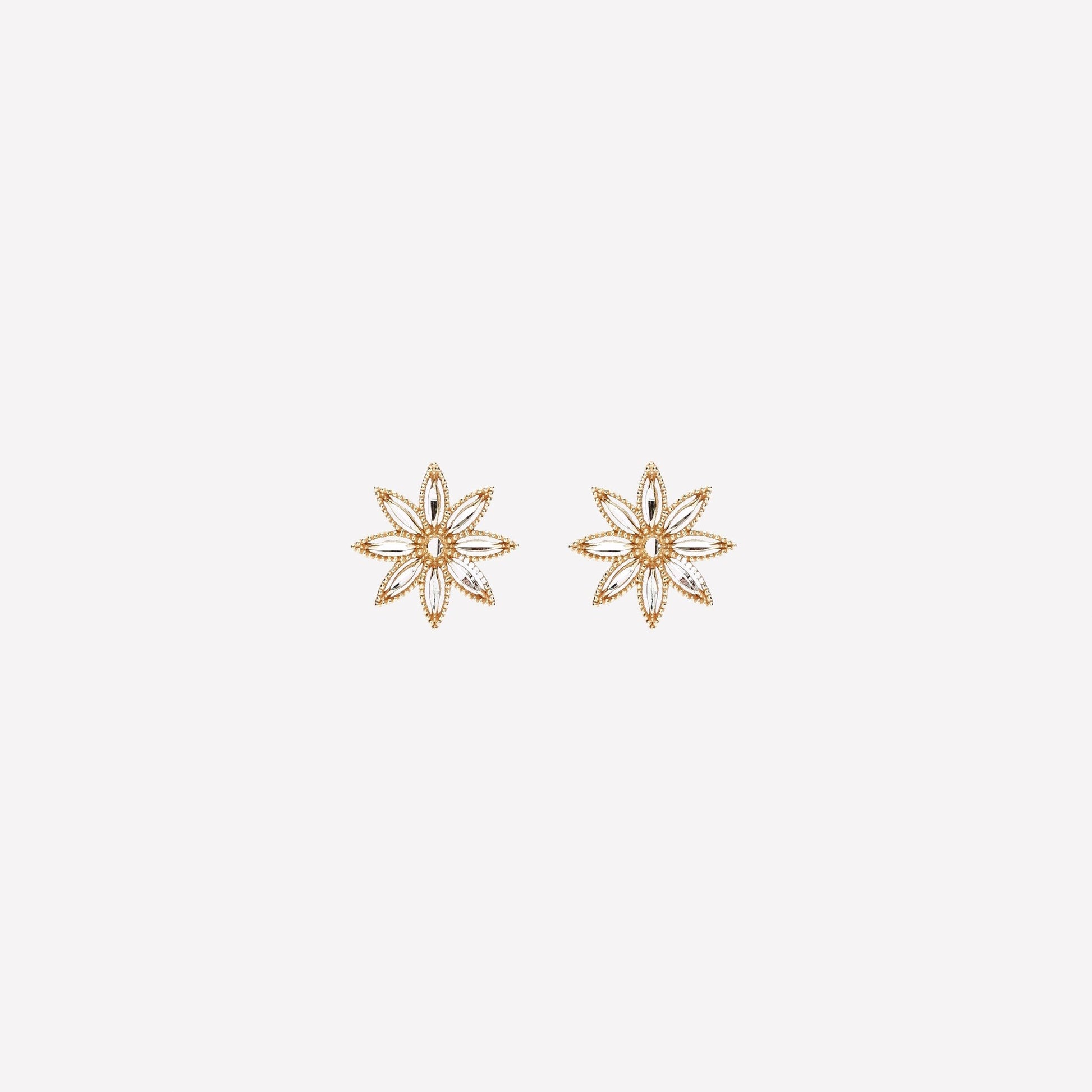 ORECCHINI FIORE FILIGRANA ARGENTO 925 - MINA MINA