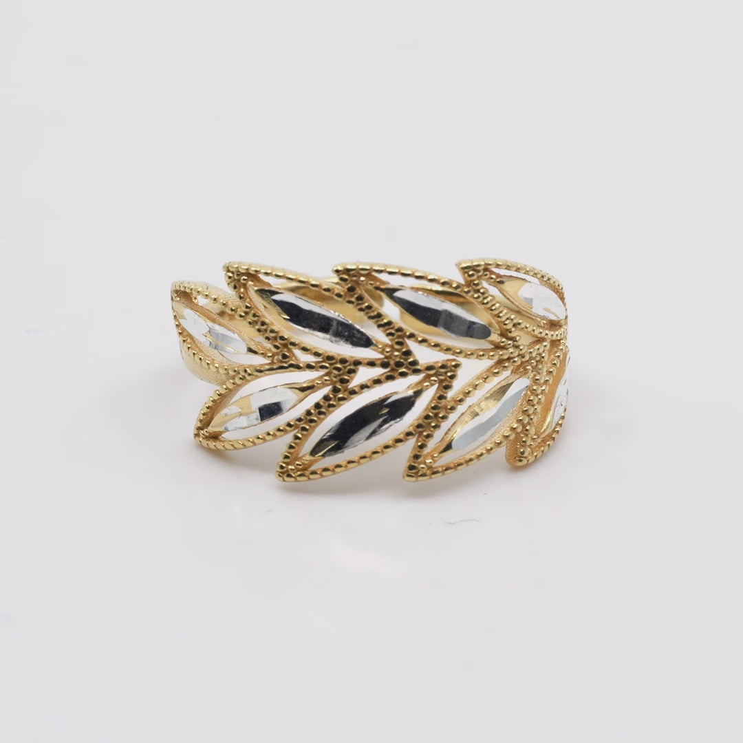 ANELLO SPIGA IN ARGENTO 925