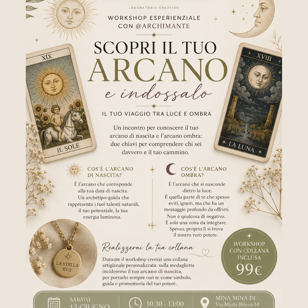 SCOPRI IL TUO ARCANO DI NASCITA. E INDOSSALO. - MINA MINA